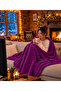 Welsoft Tv Blanket 100X175 cm Sofa Shawl, Decorative Blanket - 3
