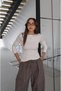 Ecru Jude Boat Neck Blouse - 4