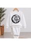 Team Sweatshirt Tiger Drawing Printed Girls Boys Crew Neck