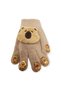 Unisex Girls Boys Knitted Gloves with Capybara Figure |   3-8 Years Old Warm Winter Wear with 3D Miniature Teddy Bears on Fingertips - 6