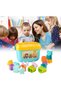 Baby's First Blocks 16pcs Learning Shape Sorting Building Block Educational Basics Building - 6