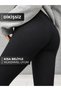 Women's Winter Recovery Supportive Leggings Fuzzy Inside High Waist Thermal Leggings - 4