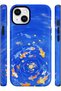 iPhone 15 Compatible - Blue Galaxy Star, Double Layer Cover, Glossy Surface Protective Case - 2