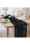 Cheesecloth Table Runner, 2 Pack Gauze Rustic Cheese Cloth Table Runner, Boho Wedding Decor, Table C - 4