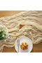 Cheesecloth Table Runner, 2 Pack Gauze Rustic Cheese Cloth Table Runner, Boho Wedding Decor, Table C - 5