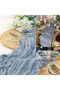 Cheesecloth Table Runner, 2 Pack Gauze Rustic Cheese Cloth Table Runner, Boho Wedding Decor, Table C - 4