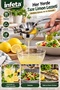 Metal Lemon Squeezer Stainless Steel Plated Luxury Cast Manual Citrus Juicer - 2