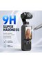 حزمة من 2+2 واقي شاشة من الزجاج المقوى لكاميرا DJI Osmo Pocket 4/Pocket 3، عدسة مقاومة للخدش، شاشة LCD - 3