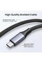كابل شحن سريع مضفر USB نوع سي بقدرة 240 واط [1 متر]، لاجهزة ماك بوك، ايباد، ايفون 15، سامسونج. - 2