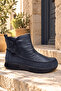 Genuine Leather Button Detailed Boots Model Name: Sekhmet - 2