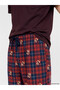 Rmz Gi̇yi̇m Farki̇lya Checkered Embroidered Men's Pajama Bottoms - 3