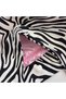 Zebra Patterned Large Shoulder Bag 13 Inch Laptop Compatible Lined Snap Fastener Tote Bag - 4