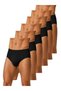 130 Men's Sweatshirt 100% Cotton Black Slip Underwear 6 Pieces