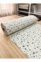 Ranforce Cotton Fabric Single Bedding Set / Blue Green Flowers 160 X 200 - 2