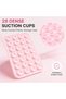 Removable and Attachable Double-Sided Suction Cup Silicone Phone Holder Removable Mirror Glass Tile Fixer Phone Stand Attachment Suction Cup Phone Holder - 6