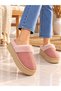 Women's Furry Patterned House Slippers, Warm Plush Soled Winter Comfortable Home Shoes - 3