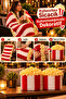 Cafe Bar Shawl Set of 4 60X120 cm Popcorn Themed Puffy Knitted Single Person Knee Blanket Terrace Garden - 5