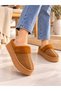 Women's Furry Patterned House Slippers, Warm Plush Soled Winter Comfortable Home Shoes - 3