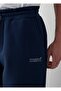 Logo Printed Regular Waist, Regular Straight, Elasticated Hem Men's Sweatpants. - 4