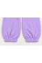 19010-26 Girl's Text Printed White Stripe Detailed Elastic Jogger Sweatpants 9–12 Years Old - 8