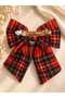 Red Green Checkered Bow Buckle (10X14 cm) - 3
