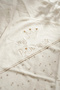 Lumière My Princess Embroidered 100% Cotton Luxury Baby Blanket and Swaddle with Headboard - Ecru Floral Bo - 4