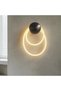 إنارة جدارية LED مودرن | تصميم أسود أنيق - إضاءة شمسية 4000K - 3