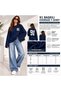 Both Front and Back Printed Oversize Fit Long Sleeve Hoodless Pocketless Women's Sweetshirt - 2