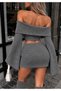 Women's Knitwear Skirt Set - 4