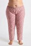 5-Pack 100% Cotton Lined Plus Size Oversized Women's Pajama Bottoms Set - Mixed Patterns - Custom Made Sleepwear with 6 Buckles as a Gift - 7