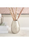 Avya Metal Etched Vase - 10x10x15 cm