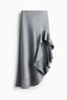 Flounced high-low skirt - 5