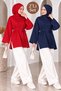 Women's Set of 2 Modal Fabric Wide Fit Tunics