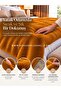 Ultra Soft Fluffy Mustard Plush Bed End Runner - 4