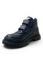 12 Orthopedic 100% Genuine Leather Boys' Navy Blue Boots - 3