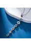 Multi-Colored Zircon Stone Chakra Row Gold Plated Pendant Necklace - 3