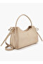 Metallic Accent Crossbody Bag with Detachable Strap - 2