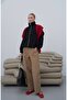 Women's Stand Collar Double Zipper Lined Jacket - 2