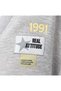 M1S20005 Logo Printed Zippered Hooded Women's Sweatshirt Gray - 6