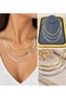 💎   Premium Shiny and Stylish Multi-Colored (3 Colors) Snake Model Chain Women's 316L Steel Necklace (45 cm) - 2
