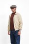 Zipper Detailed Suede Jacket