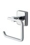3-Piece Stainless Brass Dove Chrome Bathroom Accessory Set - Towel Holder, Toilet Paper Holder, and Hanger Set - 5