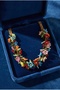 Handmade Sand Beaded Colorful Floral Special Design Necklace - 3