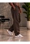 Men's 2-Piece Linen Trousers Brown - Beige - 5