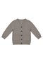 Boy's V-Neck Buttoned Pocketed Soft Textured Knitwear Cardigan - 6