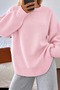 Women's Crew Neck Knit Sweater - 3