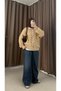 Hair Braided Transparent Knitwear Sweater - Beige - 3