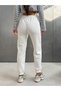 Women's 3 Threaded Fleece-Lined Elastic Waist Lace-Up Jogger Sweatpants - Brown - 3
