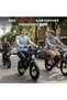 V8 Mini Electric Bike 750W Motor (1255W Peak Power) – 48V 15.6Ah Battery, 50KM/H Speed, 60KM Range, Bluetooth Speaker, Artificial Engine Sound, Dual Disc Brakes - 7