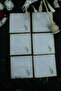 Set of 6 Coffee Side Presentation Napkins - Stylish Cocktail Napkins and Decorative Coasters